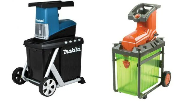 Измельчители с обычным и полупрозрачным бункерами для переработанной массы