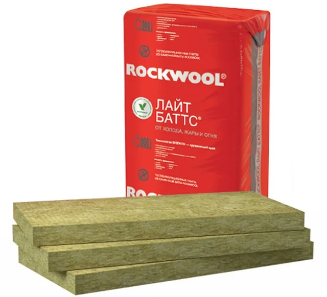 Один из лучших вариантов – утеплительные плиты ROCKWOOL ЛАЙТ БАТТС