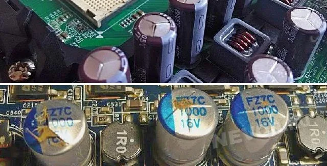 С теми электролитическими конденсаторами, которые не соблюдали полярность может случиться и такое