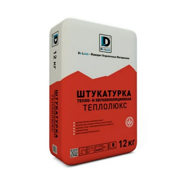 Штукатурка термоизоляционная «De Luxe ТЕПЛОЛЮКС»