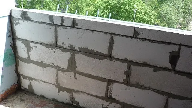 Калькулятор расчета балконного парапета из газосиликатных блоков