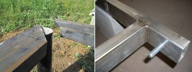 Соединения деталей металлической обвязки