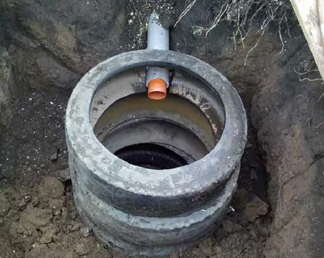 Сливная яма для бани