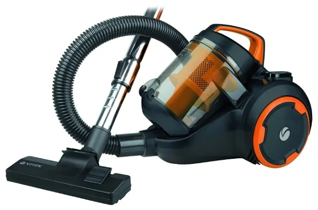 Пылесос «Vitek VT-8125 BK» с циклонным фильтром для сухой уборки.