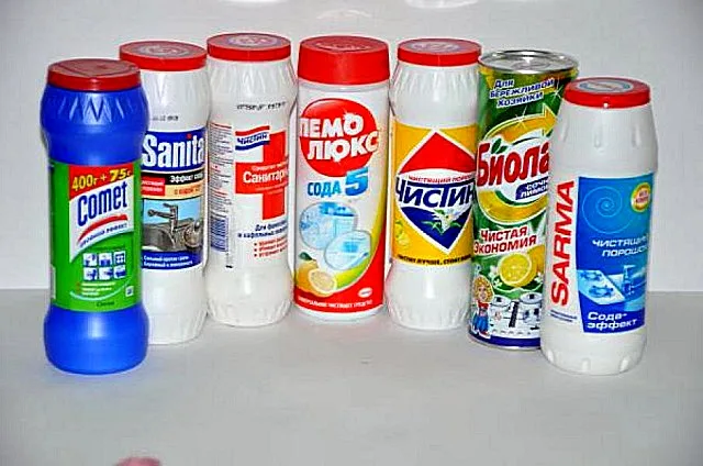 Порошковые моющие средства.