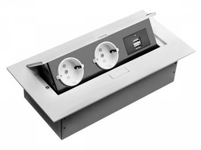 Встраиваемая розетка «GTV AE-pbu02gs-10»