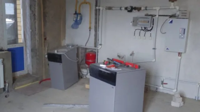 Процесс установки газового котла