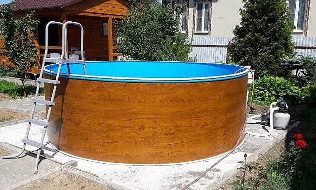  Листовая конструкция бассейна