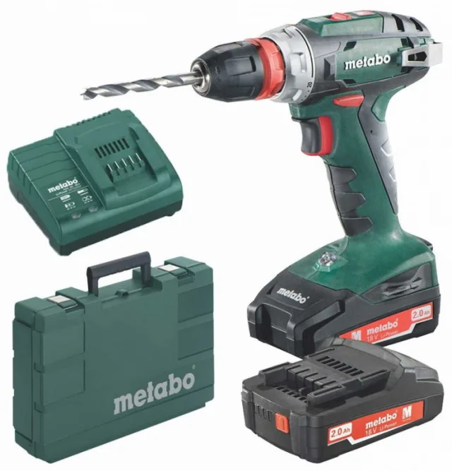 Metabo BS 18 10мм 2.0Ah x2 Case 48 Н·м