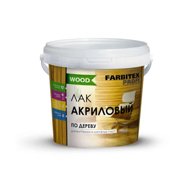 Акриловый паропроницаемый лак для наружных и внутренних работ