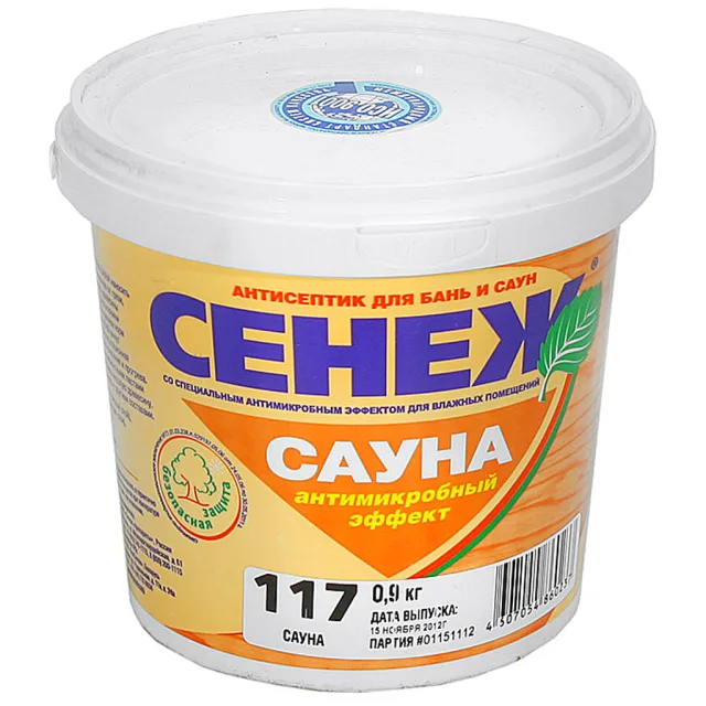 Пропитка для дерева на акрилатной основе «СЕНЕЖ Сауна»