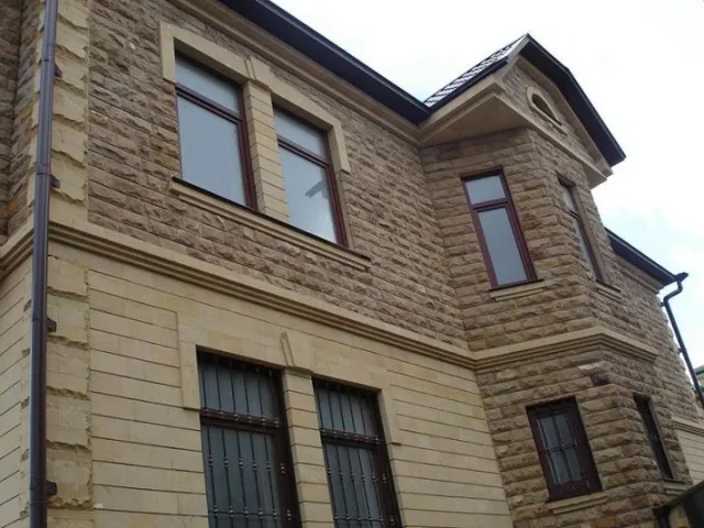 Фасад из керамической плитки