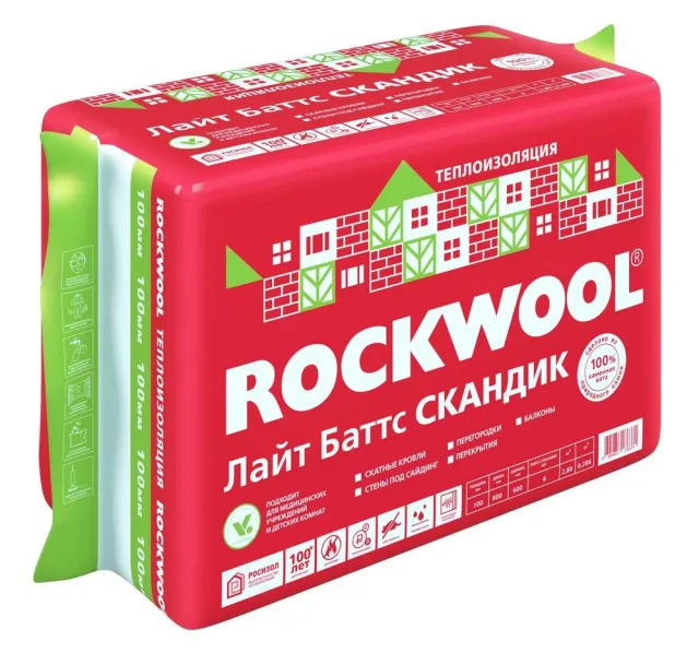 Rockwool Лайт Баттс Скандик