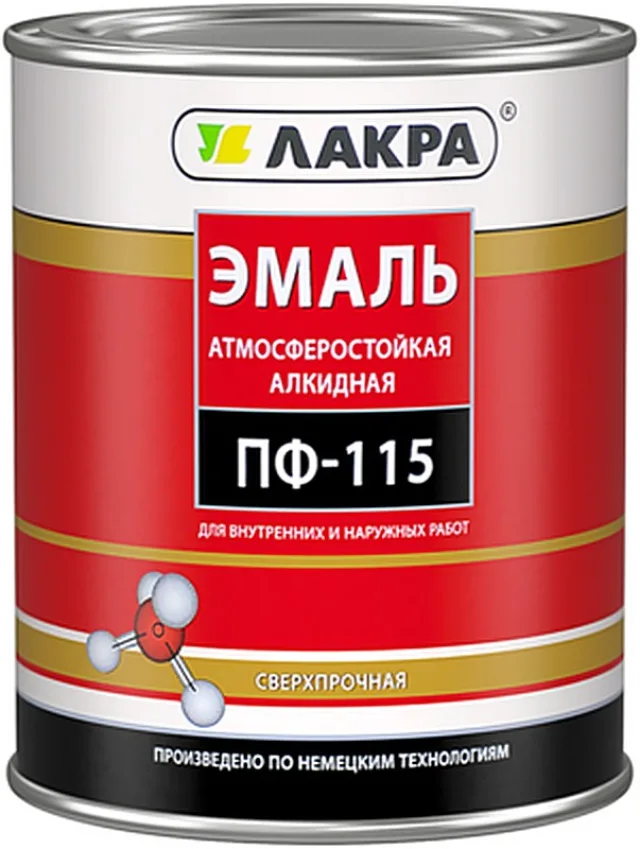 Эмаль пентафталевая ПФ-115 производства компании «Лакра»