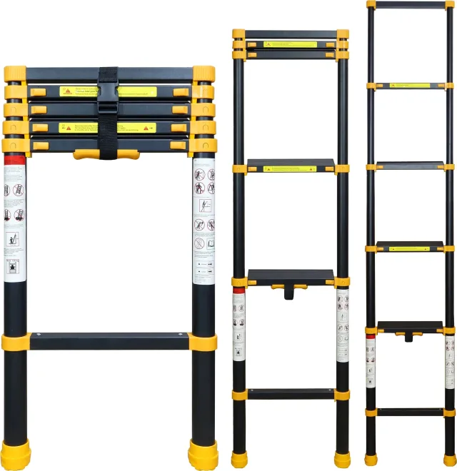 Лестница телескопическая Raybe RT230 2,3 м