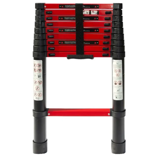 Лестница телескопическая WORKY BLACK 2,9 м 10 ступеней