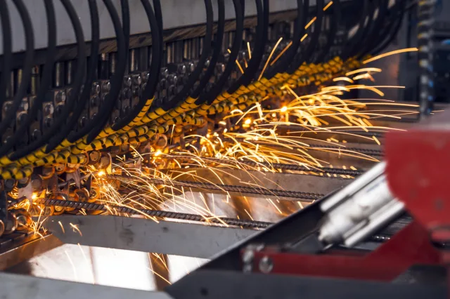 Производственный процесс сетки
