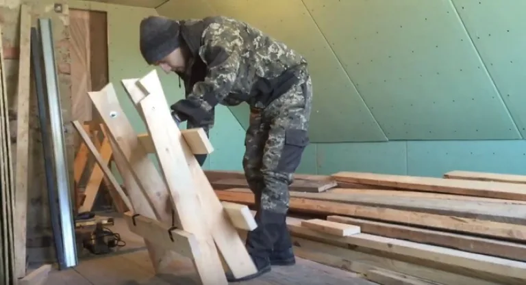Такие козлы легко складывать