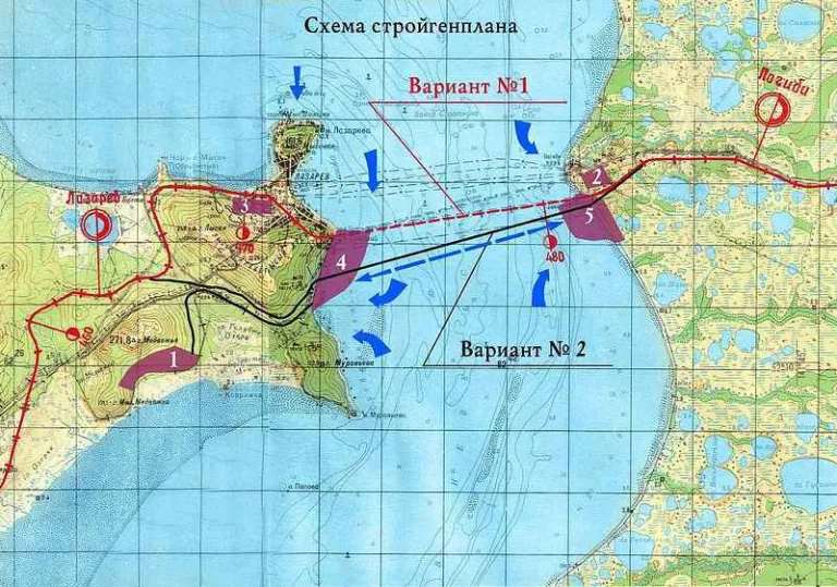 Сахалинский тоннель: схема