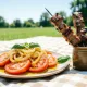 Салат из помидоров с маринованным луком — крутая закуска к шашлыку: готовлю за 7 минут — съедаем за 5