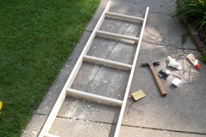 Как сделать приставную деревянную лестницу своими руками