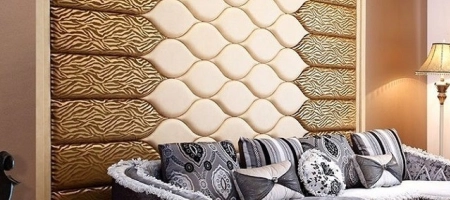 Мягкие стеновые панели — обзор и применение в интерьере