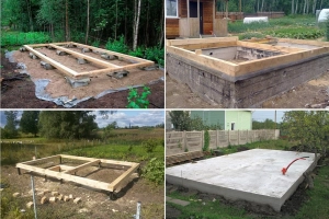 Какой фундамент выбрать для бани из бруса: рассматриваем самые популярные варианты