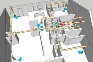 Вентиляция в частном доме: схема и монтаж