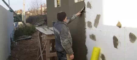 Утепление фасада пенопластом своими руками: технология работ по утеплению дома снаружи пенопластом