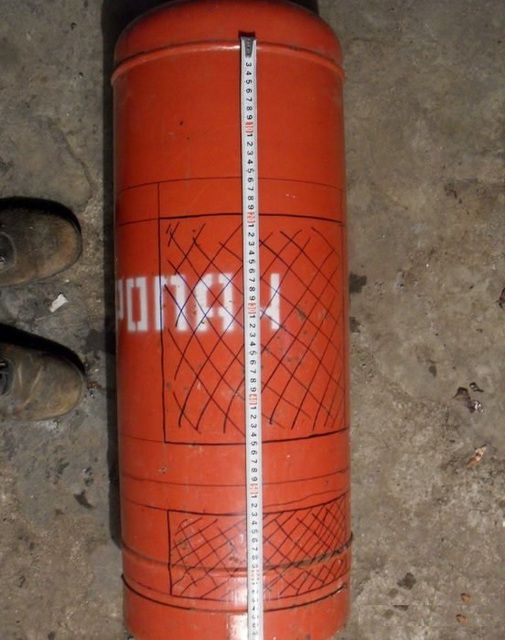 Разметка газового баллона