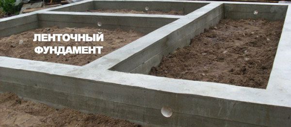 Готовый фундамент под баню