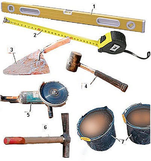 инструменты и приспособления для каменной кладки