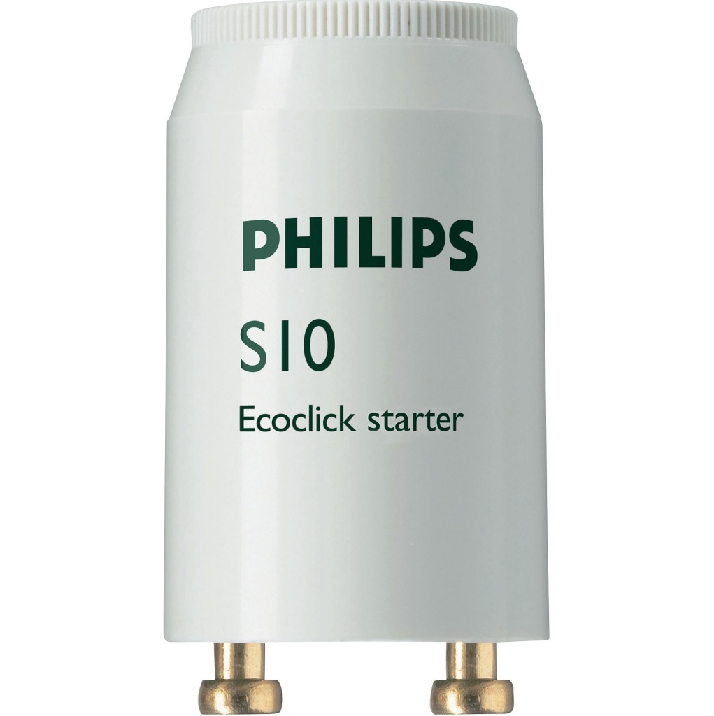 Стартер для люминесцентных ламп - Philips Ecoclick StartersS10 220-240V 4-65W 