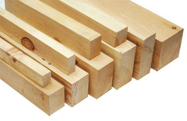 Традиционный материал для лаг - деревянный брус