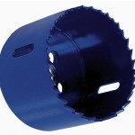 Биметаллические коронки применяются при обработке деревянных и пластиковых материалов