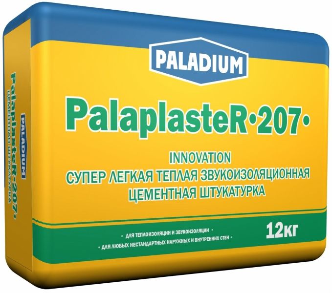 Тёплая штукатурка с эффектом звукоизоляции «PALADIUM Palaplaster-207»