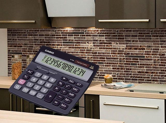 Калькулятор расчета площади кухонного фартука