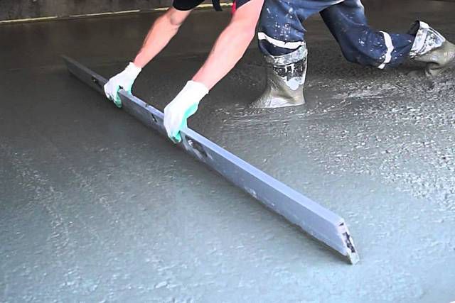 Калькулятор расчета количества бетона для заливки пола в гараже