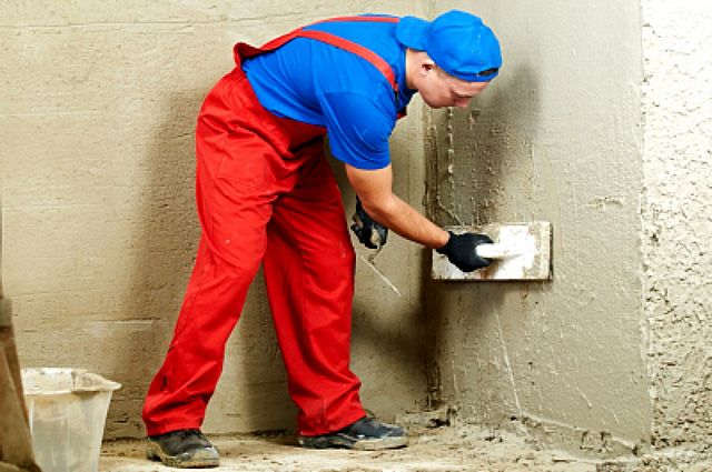 Как оштукатурить стену без маяков своими руками цементным раствором в цементный раствор добавляют мыло