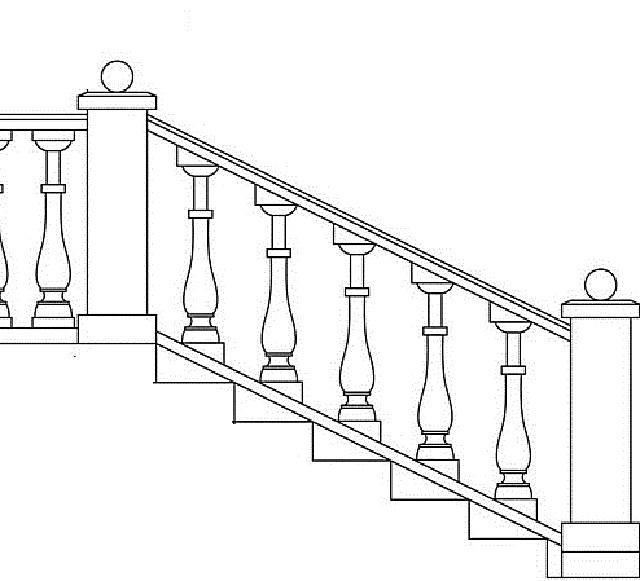 рисунки деревянных лестниц