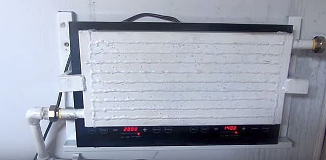 переделка индукционной плиты под котел отопления
