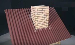 Установка дымохода деревянном доме (монтаж через стену, крышу)