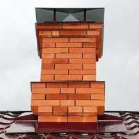 Примыкание кровли к трубе дымохода
