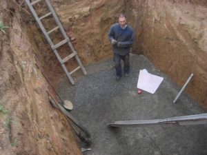 Шаг 2 – доработка дна котлована