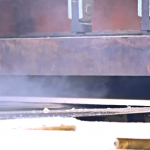 Плита после прессования