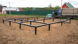 Фундамент на винтовых сваях 