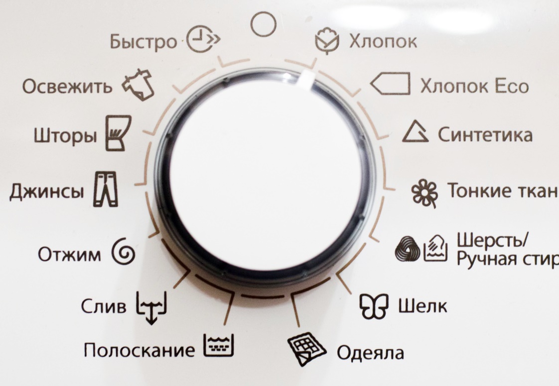 Основные режимы стиральных машин