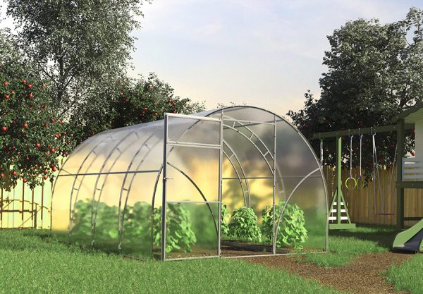 Металлический каркас теплицы