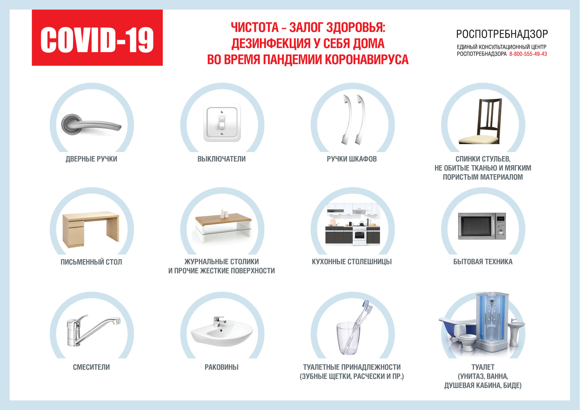 Дезинфекция у себя дома во время пандемии коронавируса