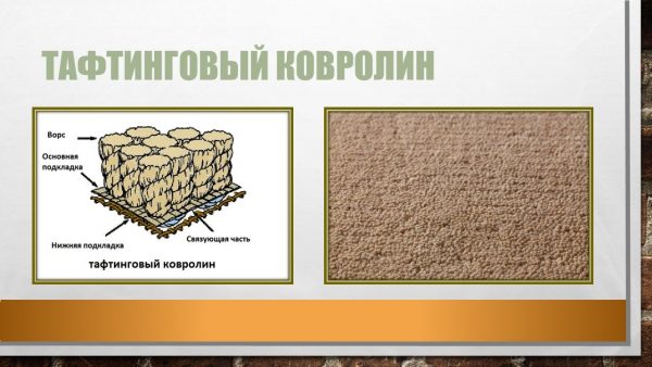 Тафтинговый ковролин
